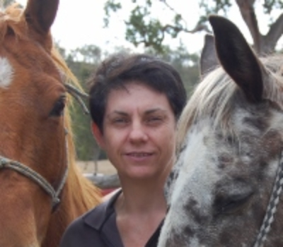 Our Team at Nanango Country Vet - Dr Kathy with Cookie-man and Monty